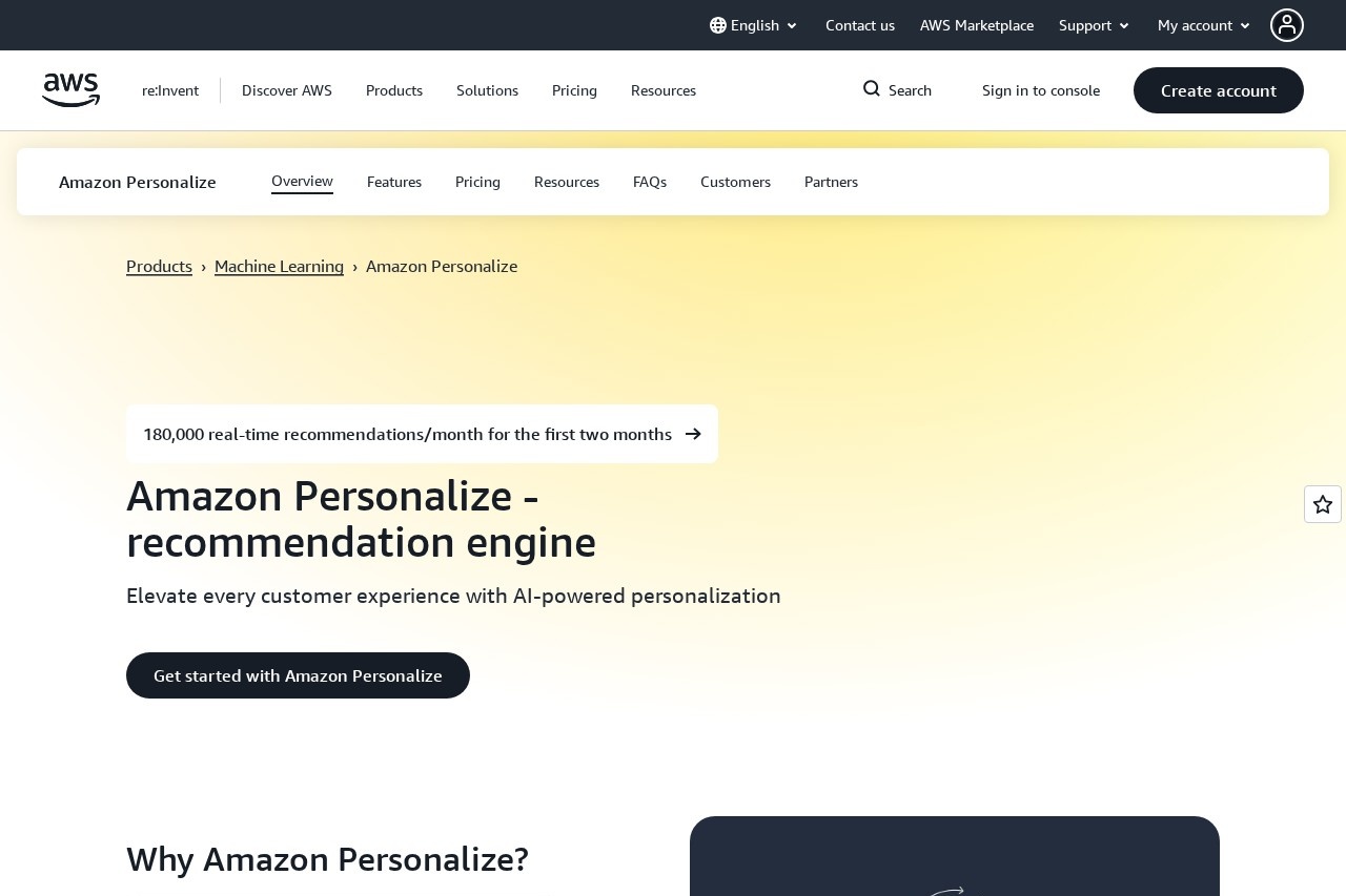Amazon Personalize